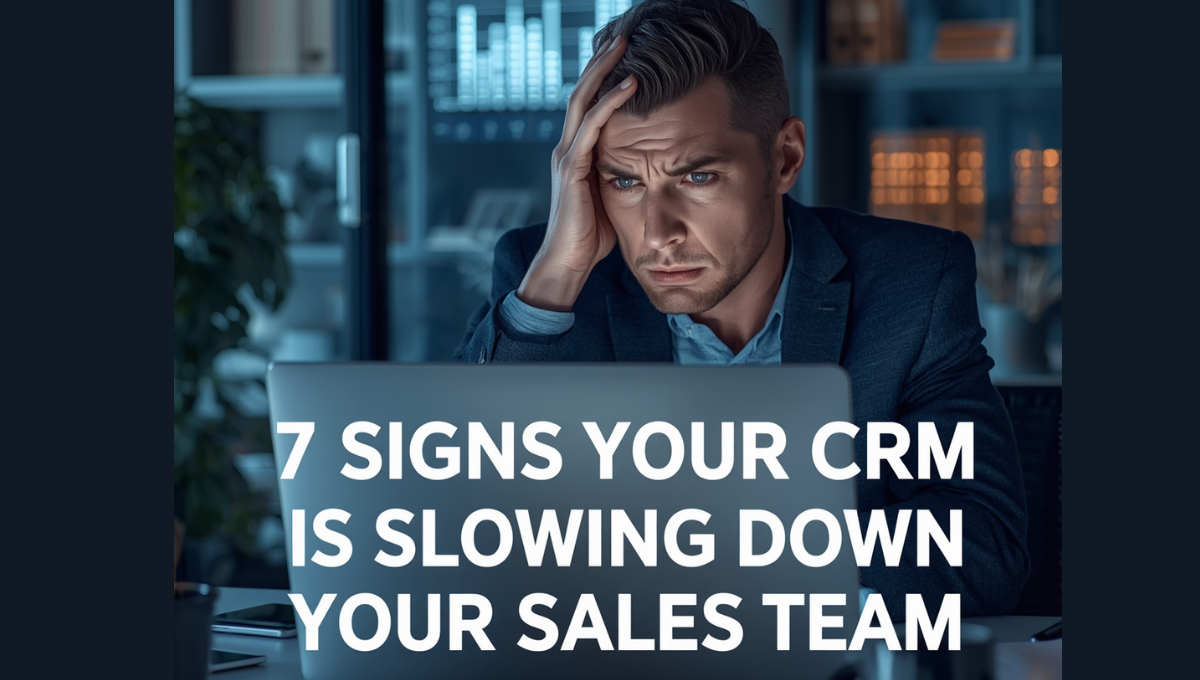 7 Signs Your CRM Is Slowing Down Your Sales Team